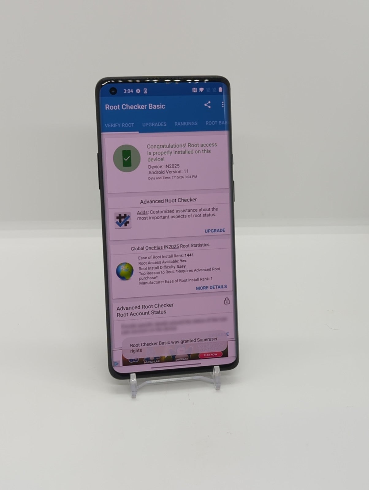 OnePlus 8 Pro 256GB Rooted LSPosed Framework 12GB RAM Android Smartphone IN2025