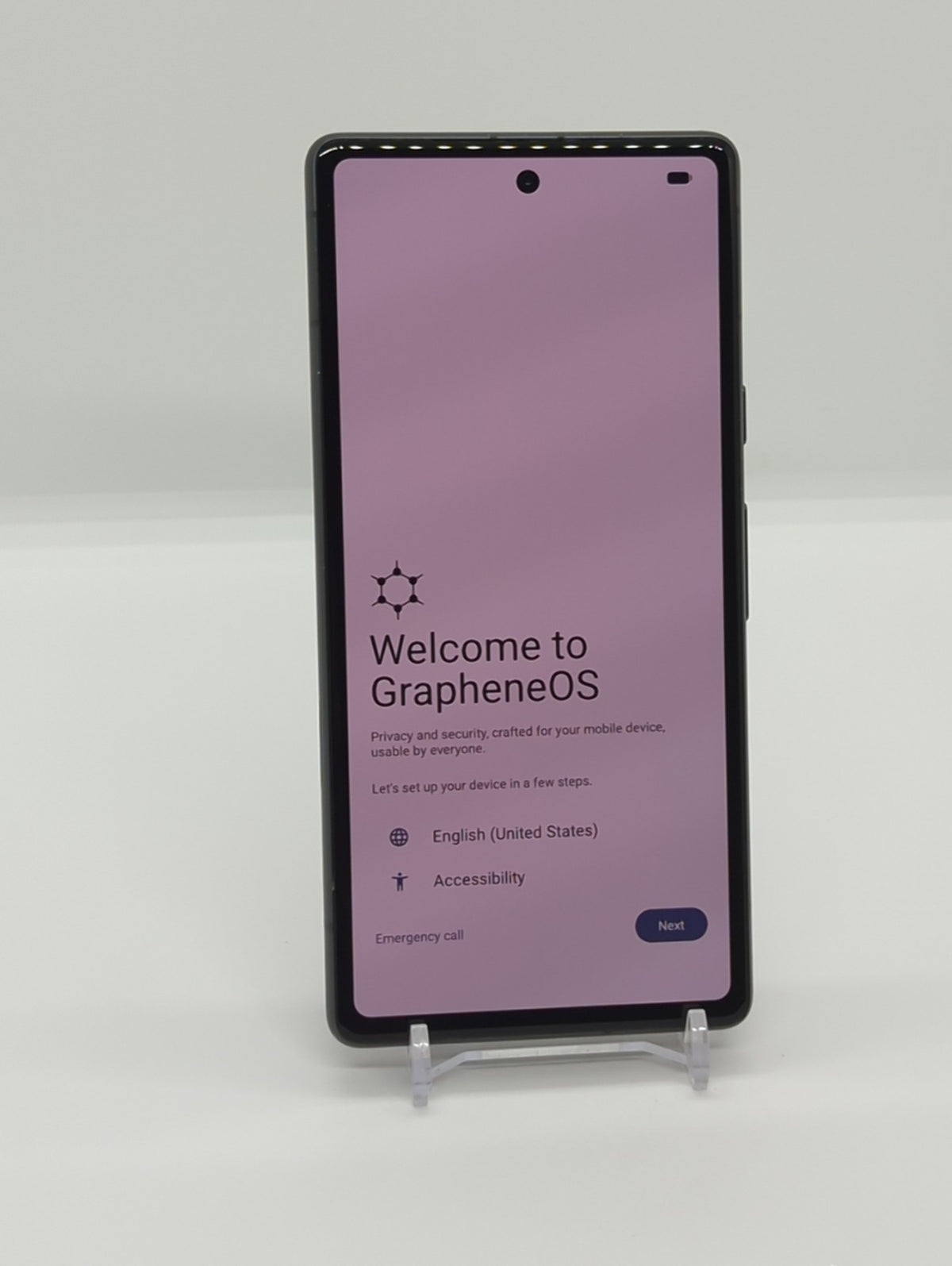 Google Pixel 7a 5G 128GB Unlocked Degoogled GrapheneOS Smartphone 8GB RAM GWKK3