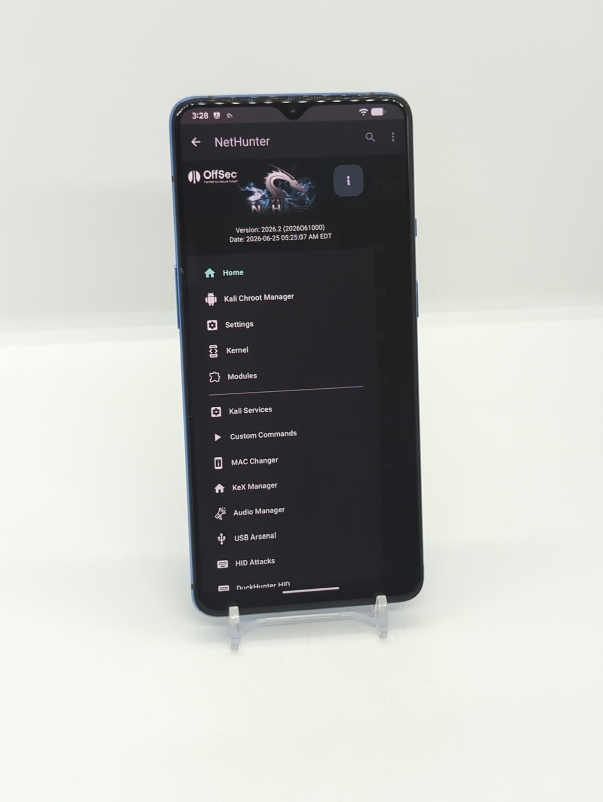 OnePlus 7T 128GB Rooted Unlocked LineageOS Kali NetHunter 8GB RAM HD1901 Blue