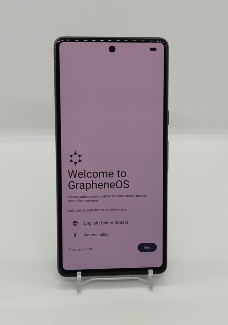 Google Pixel 7 128GB GrapheneOS Degoogled Privacy Black Smartphone 8GB RAM GVU6C
