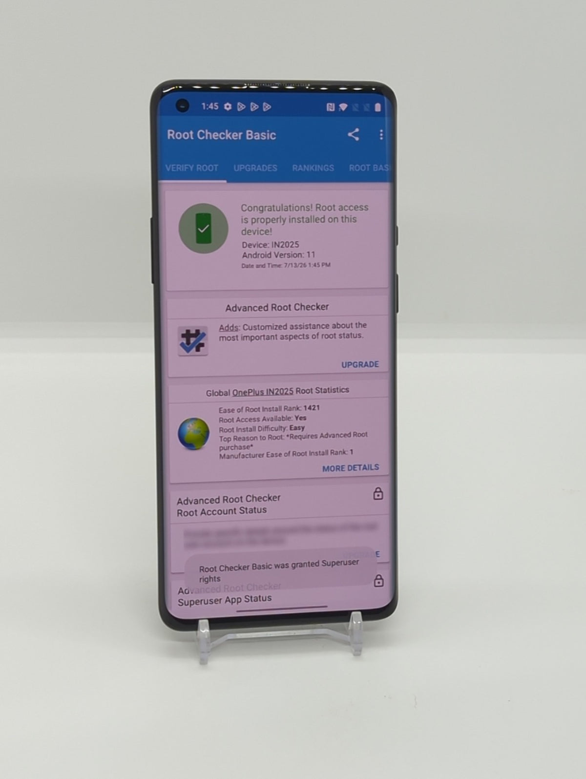 OnePlus 8 Pro 256GB Rooted LSPosed Framework 12GB RAM Android Smartphone IN2025