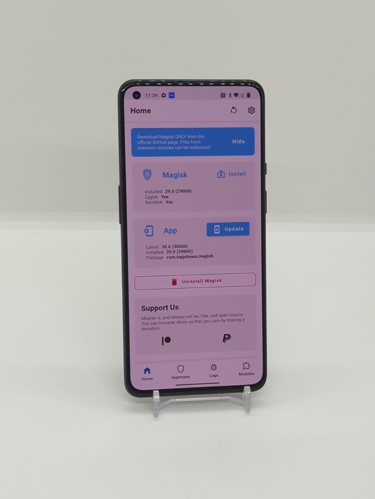 OnePlus 9 5G 128GB Magisk Rooted LSPosed Framework 8GB RAM Android 12 LE2115