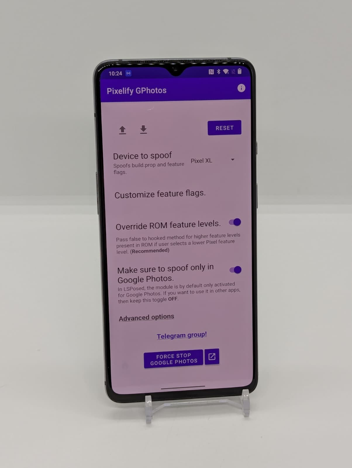 OnePlus 7T Magisk Rooted  LSPosed Pixelify Google Photos 8GB RAM 128GB Unlocked.