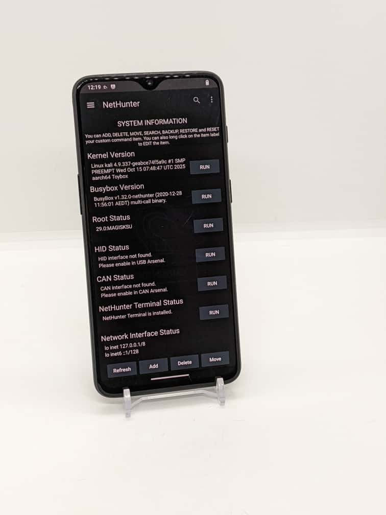 Degoogled OnePlus 6T 256GB Lineage OS Kali Nethunter A6013 8GB RAM Smartphone