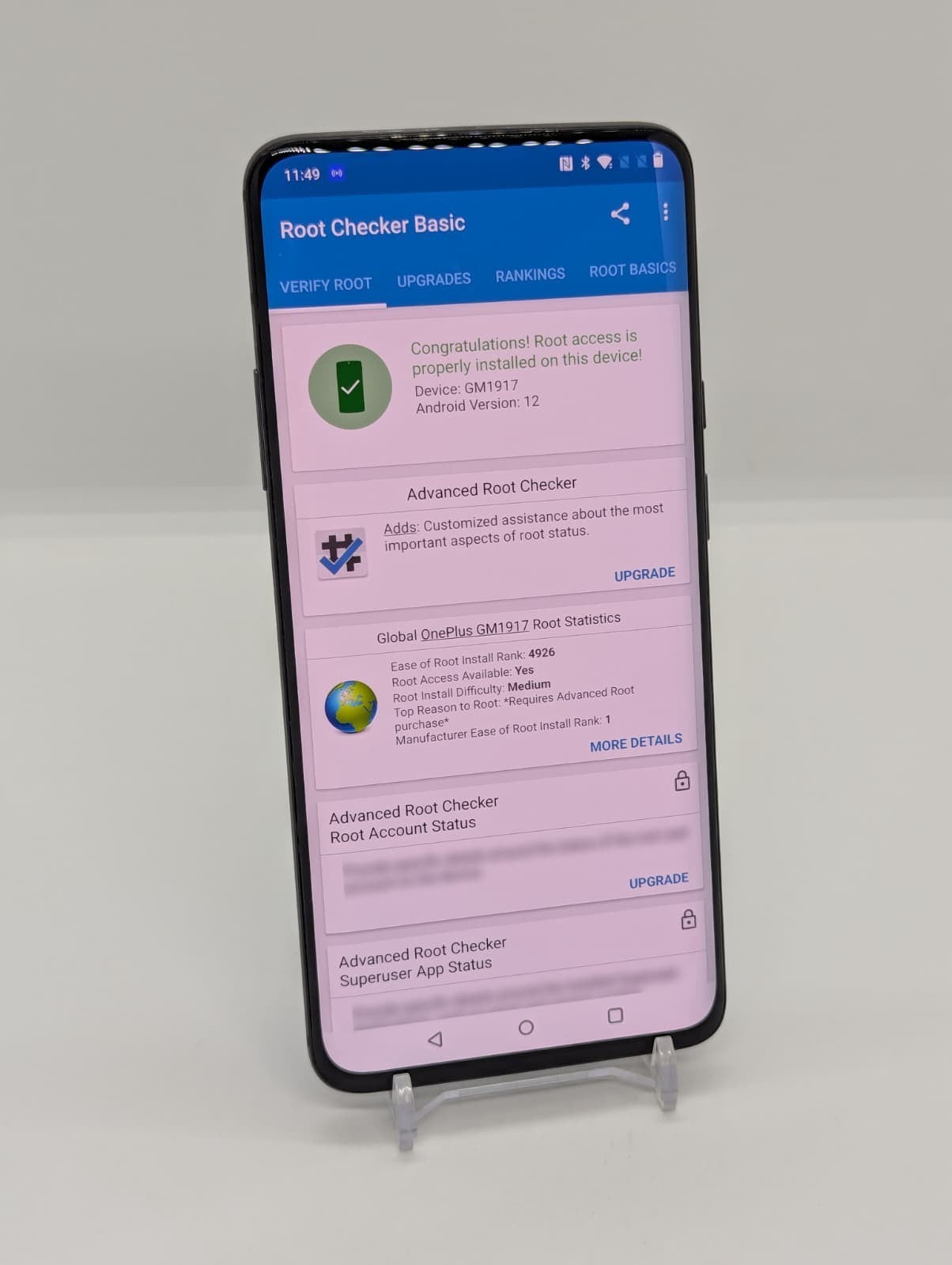 Magisk Rooted OnePlus 6T 128GB Unlocked Android Smartphone 8GB RAM Dual Sim