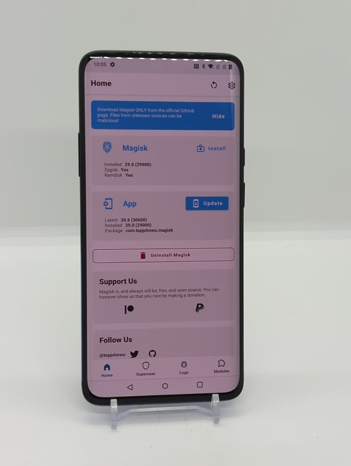 OnePlus 7 Pro 256GB Magisk Rooted Unlocked Android Smartphone 8GB RAM Dual Sim