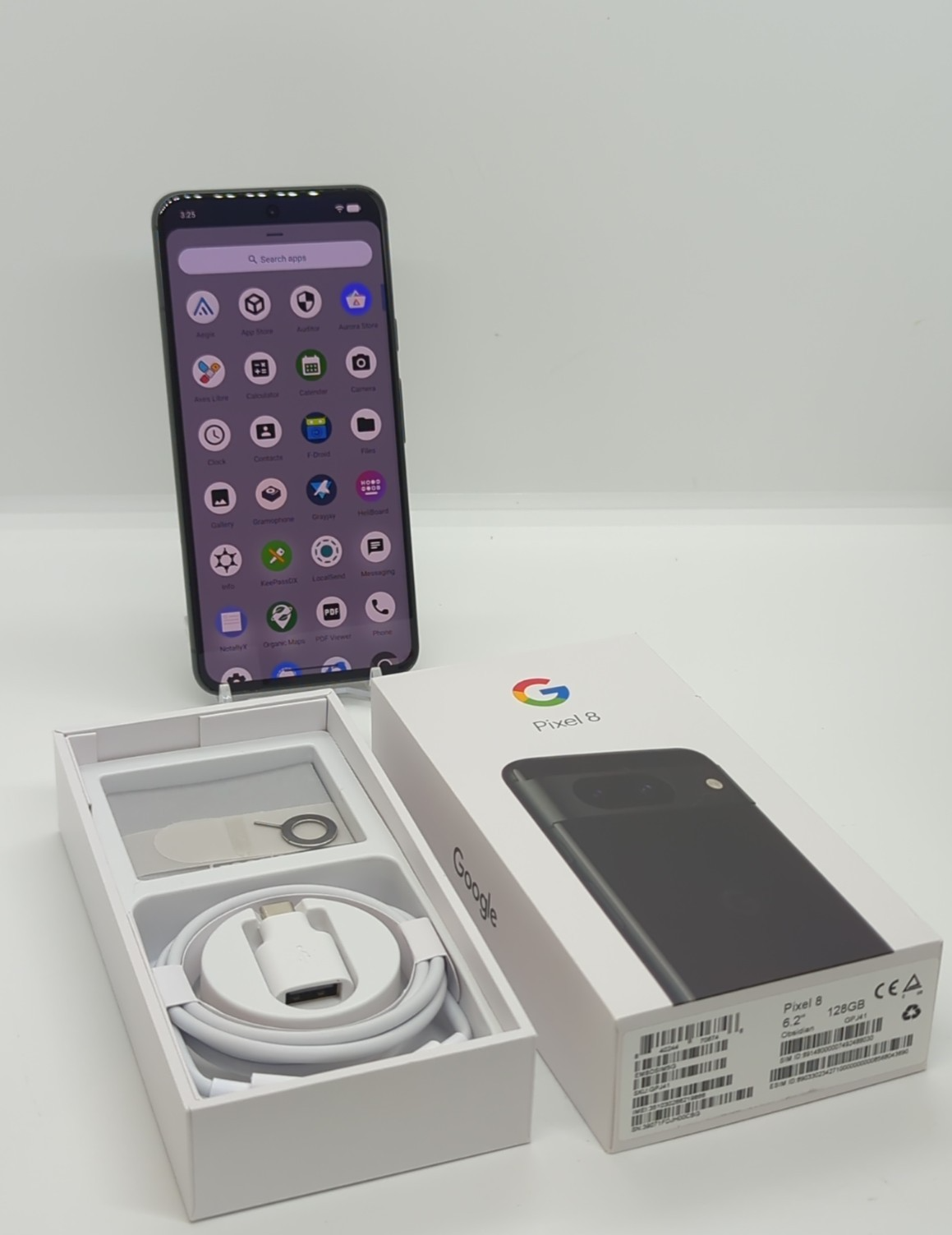 Google Pixel 8 128GB Unlocked GrapheneOS DeGoogled Privacy Phone GREAT!