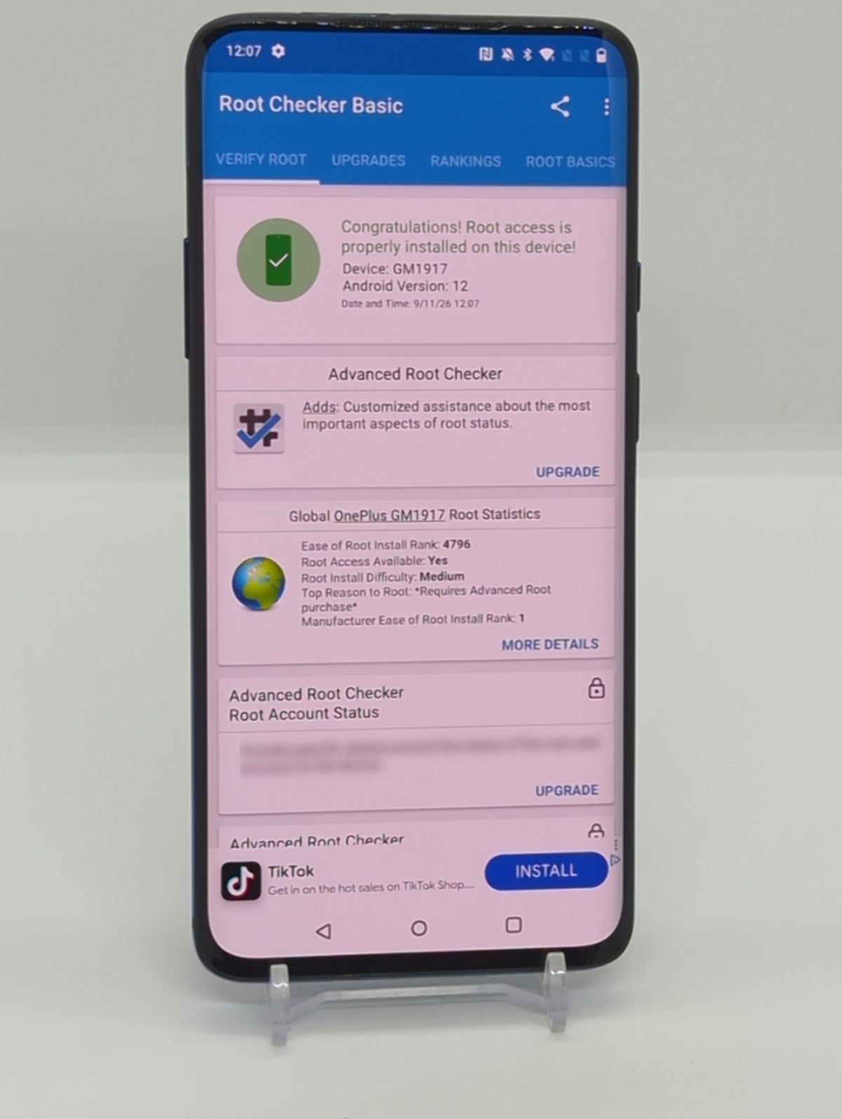 OnePlus 7 Pro 256GB Rooted LSPosed Unlocked Android Smartphone 8GB RAM Dual Sim