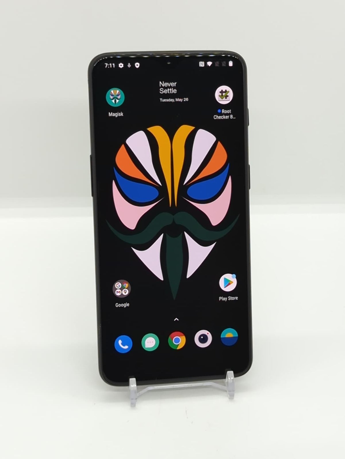 Rooted OnePlus 6T 128GB Unlocked Magisk Rooted Smartphone A6013 6GB RAM Dual Sim