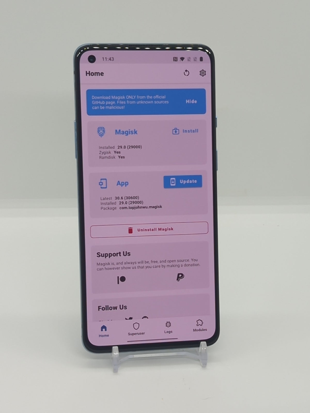OnePlus 8T 256GB Unlocked Rooted LSPosed 12GB RAM Dual Sim Smartphone A+