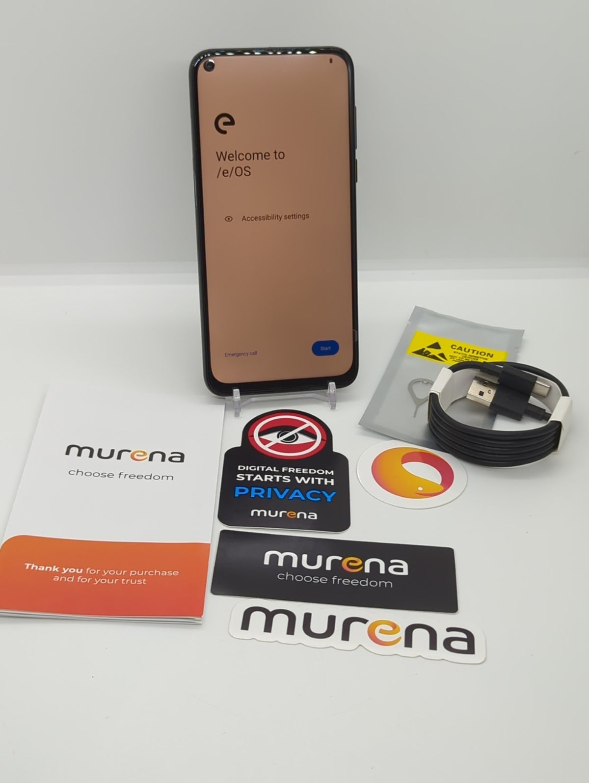 Murena One X2 128GB 4GB RAM LTE Official /e/OS 4.3 DeGoogled Android Smartphone