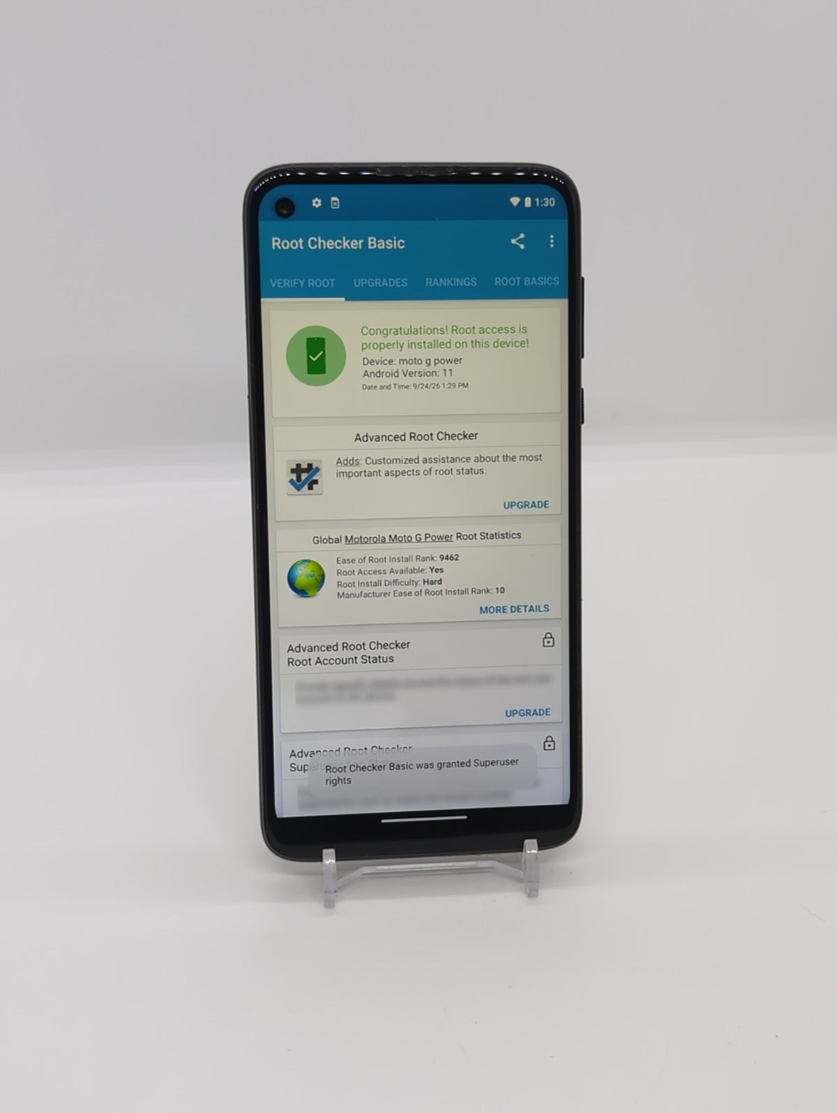 Motorola Moto G Power 64GB Rooted LSPosed Framework 4GB RAM Smartphone XT2041-4