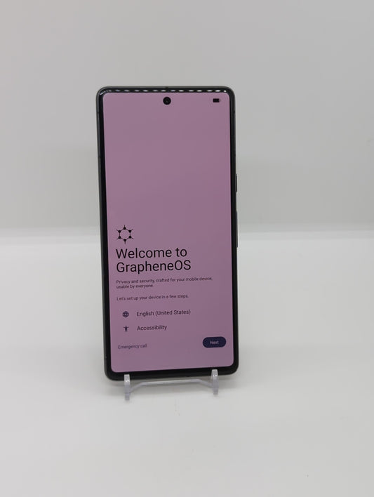 Google Pixel 7 128GB GrapheneOS Degoogled Hardened Privacy Smartphone 8GB RAM.