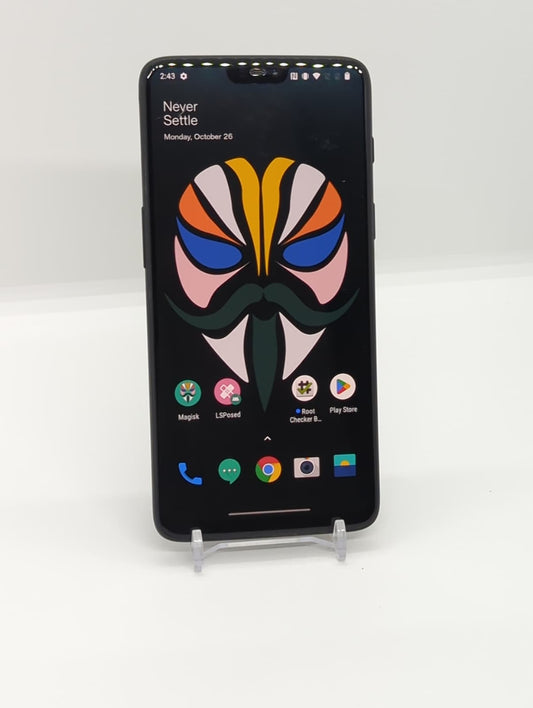 OnePlus 6 128GB Magisk Rooted Android 11 Smartphone A6003 8GB RAM Dual Sim