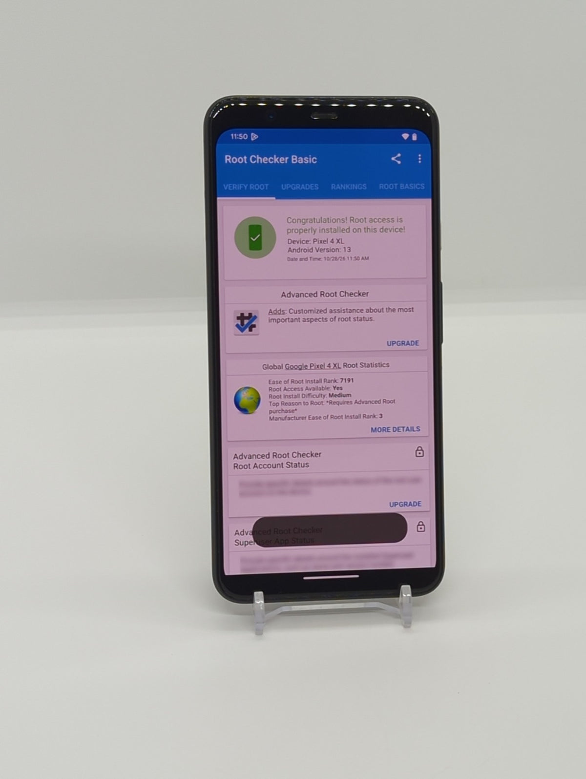 Google Pixel 4XL 64GB Rooted LSPosed Framework 6GB RAM Unlocked Smartphone G020J