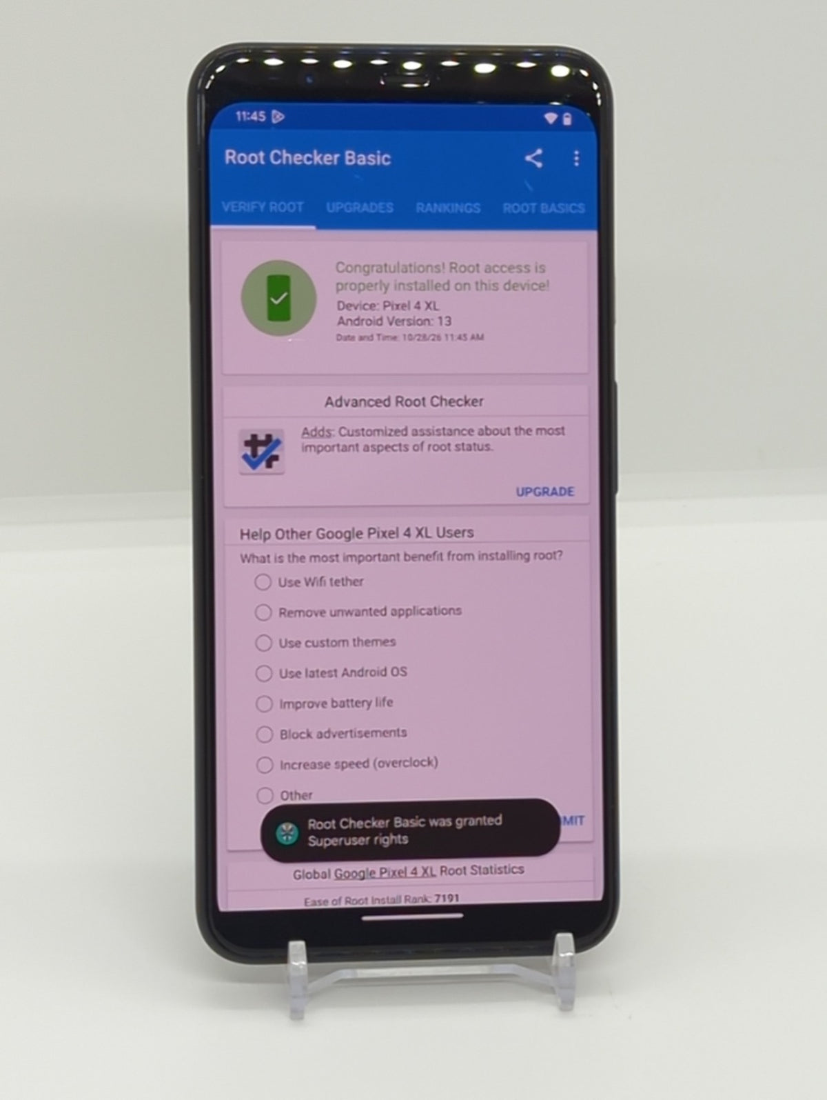 Google Pixel 4XL 64GB Rooted LSPosed Framework 6GB RAM Unlocked Smartphone