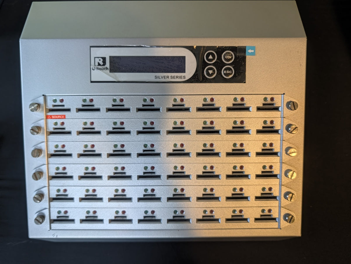 U-Reach SD948S 48-Slot SD/microSD Flash Memory Card Duplicator FOR PARTS-WORKS