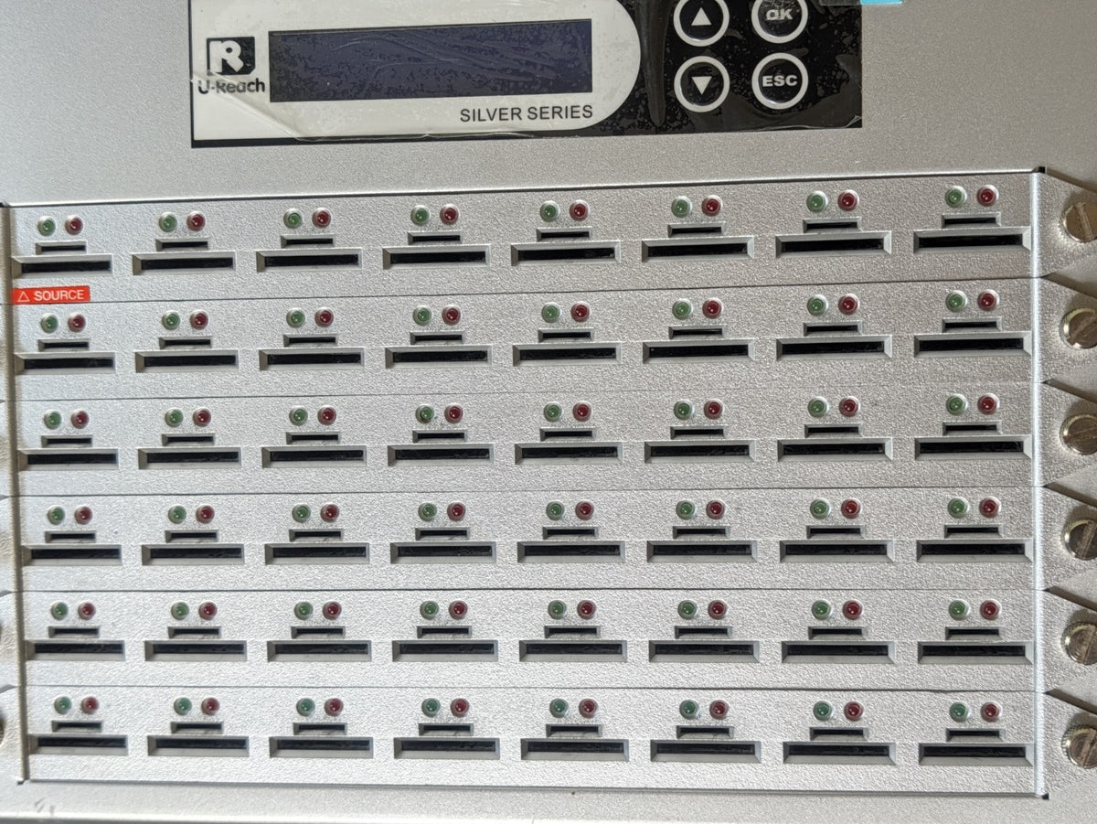 U-Reach SD948S 48-Slot SD/microSD Flash Memory Card Duplicator FOR PARTS-WORKS