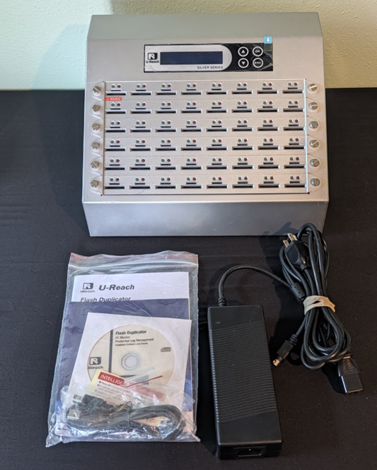 U-Reach SD948S 48-Slot SD/microSD Flash Memory Card Duplicator USED-WORKING