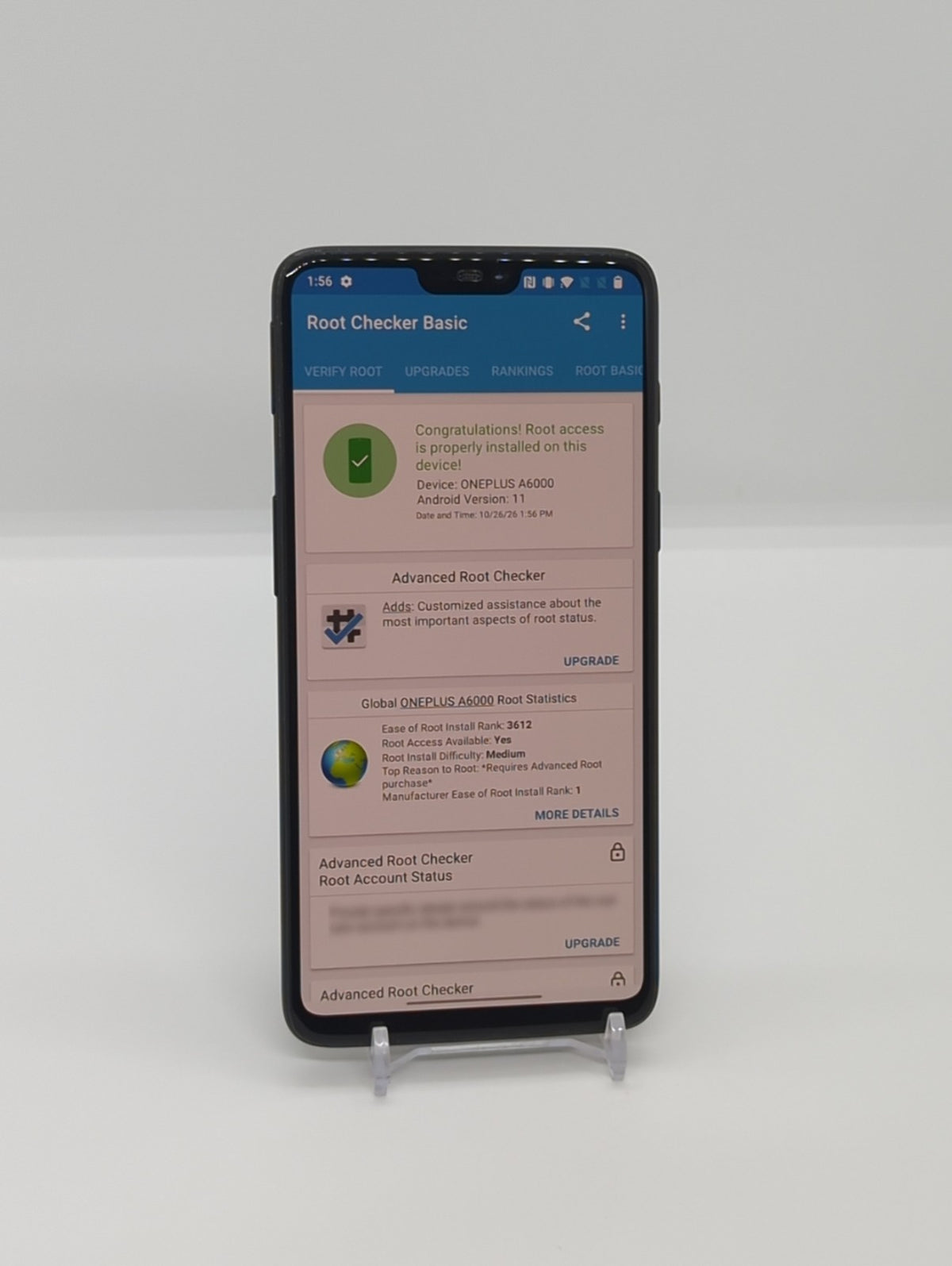 OnePlus 6 64GB Magisk Rooted Android 11 Smartphone 6GB RAM Dual Sim