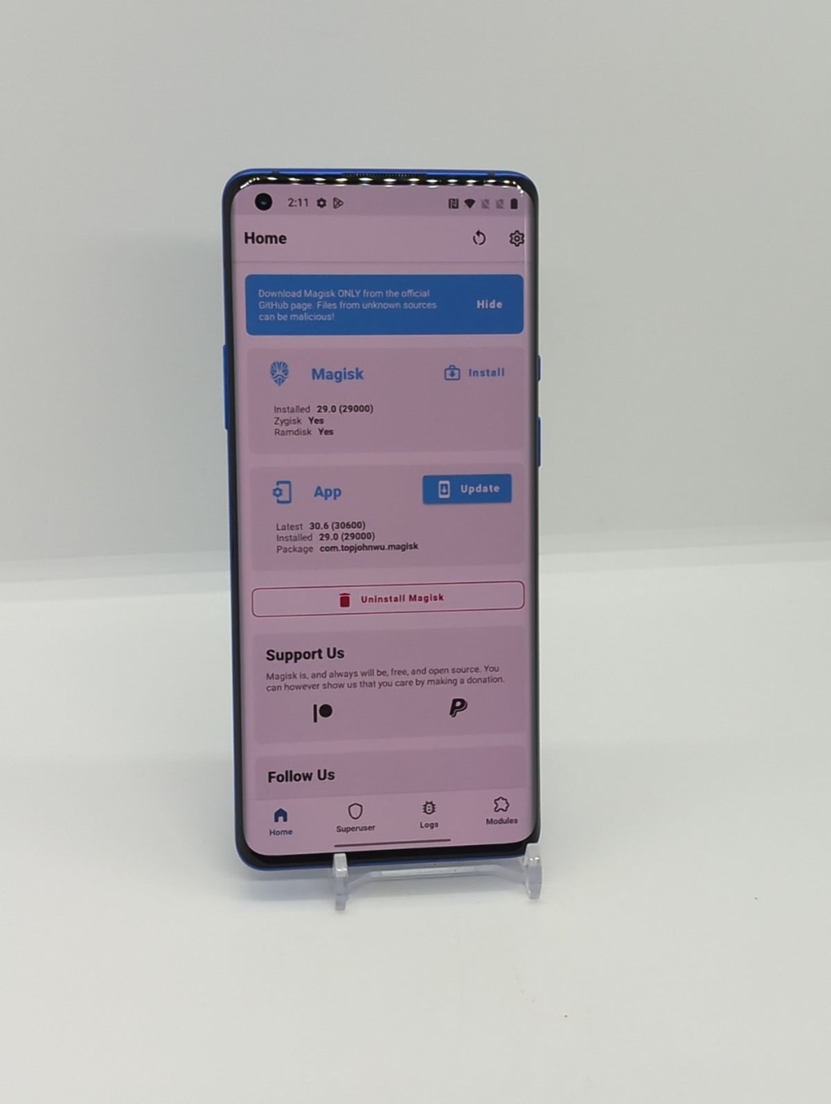 OnePlus 8 Pro 256GB Rooted LSPosed Framework 12GB RAM Android Smartphone IN2025.