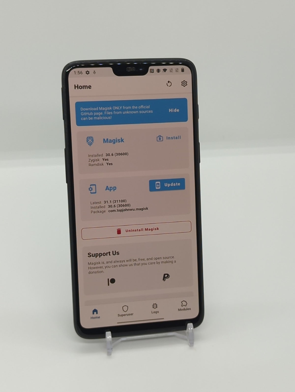 OnePlus 6 64GB Magisk Rooted Android 11 Smartphone 6GB RAM Dual Sim