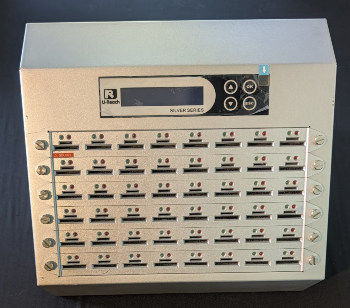 U-Reach SD948S 48-Slot SD/microSD Flash Memory Card Duplicator USED-WORKING