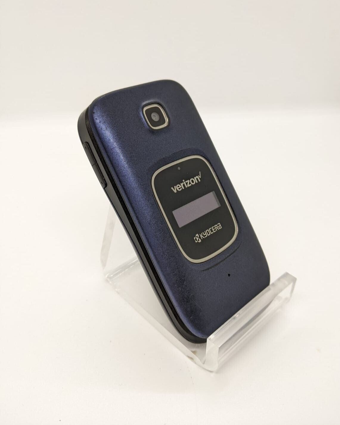 Kyocera Cadence Cellular 4G LTE Flip Phone Verizon Blue S2720 FOR PARTS
